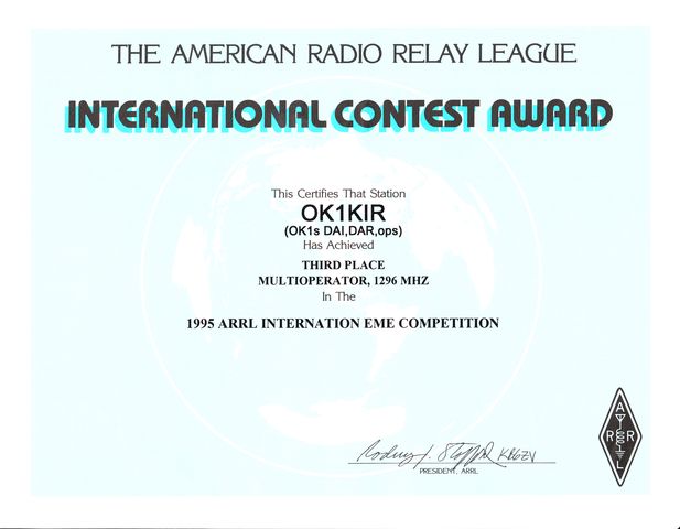 1995 ARRL EME