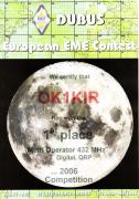 2006 432 MHz European EME Contest