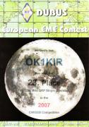 2007 1.3 GHz European EME Contest