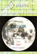 2007 2.3 GHz European EME Contest