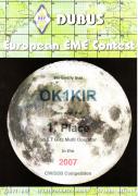 2007 5.7 GHz European EME Contest