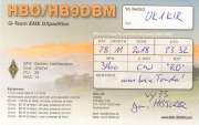  HB0/HB9DBM - CW