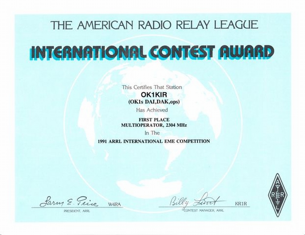1991 ARRL EME