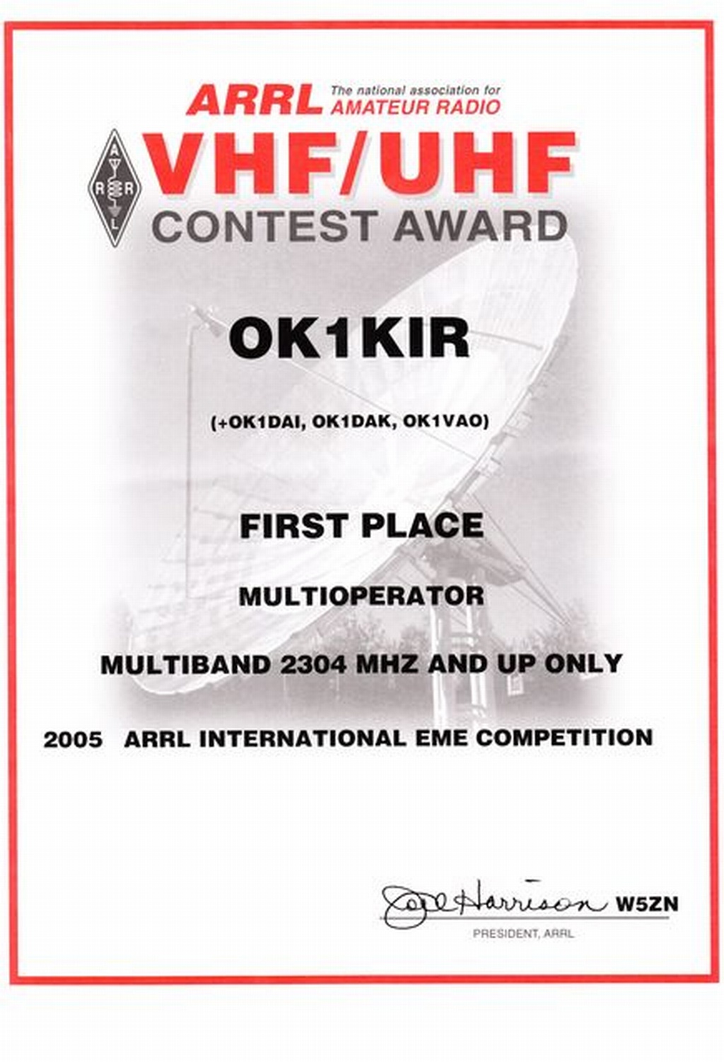 2005 ARRL EME